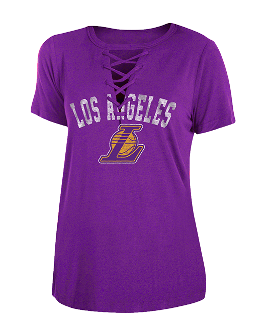 Tie Up Women's Los Angeles Lakers Tee