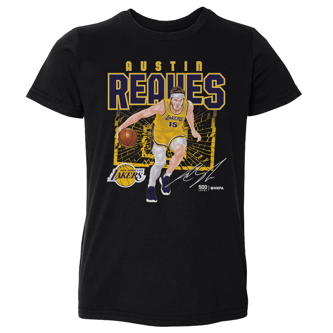 Austin Reaves Los Angeles Lakers Shattered WHT