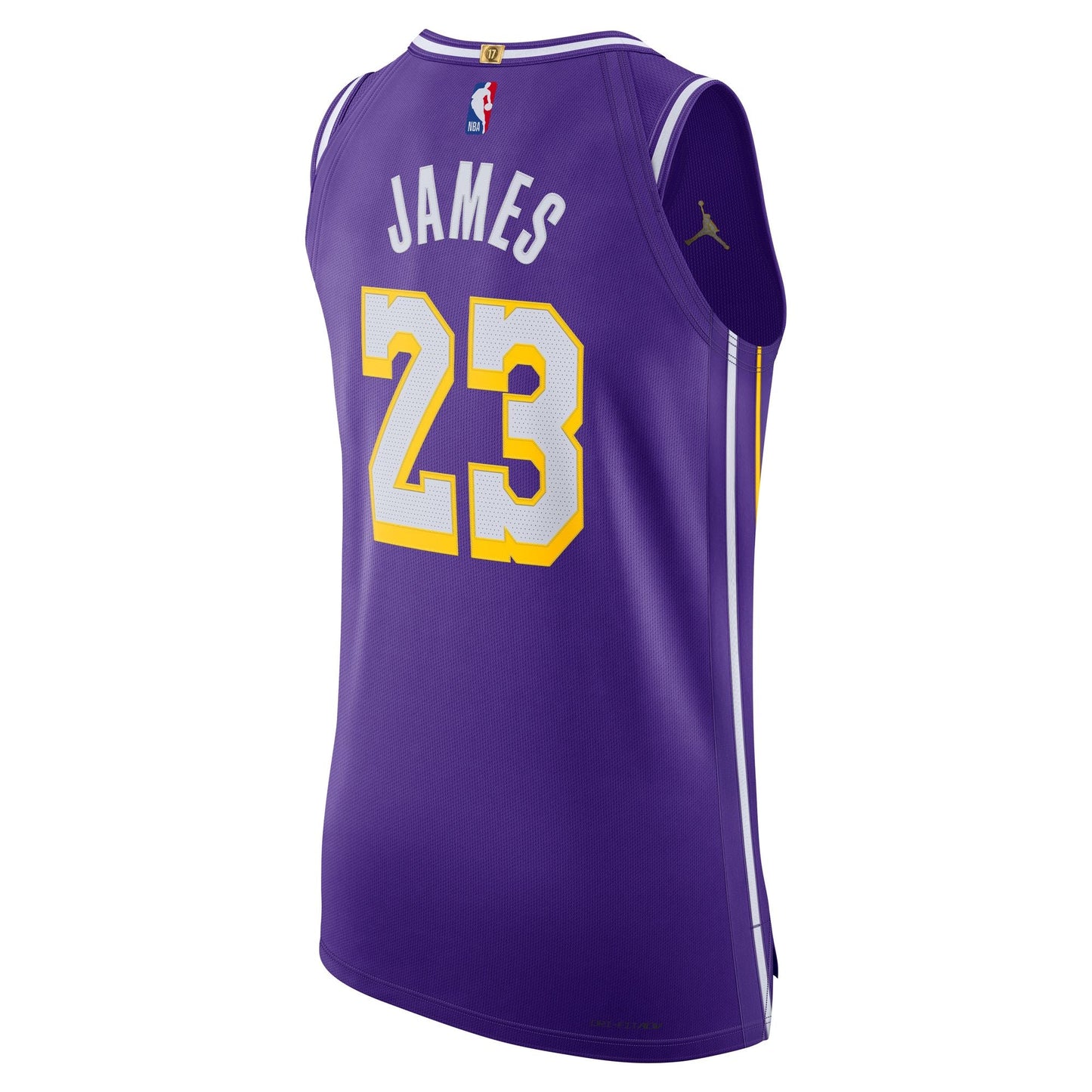 Lakers James Authentic Statement 25 Jersey