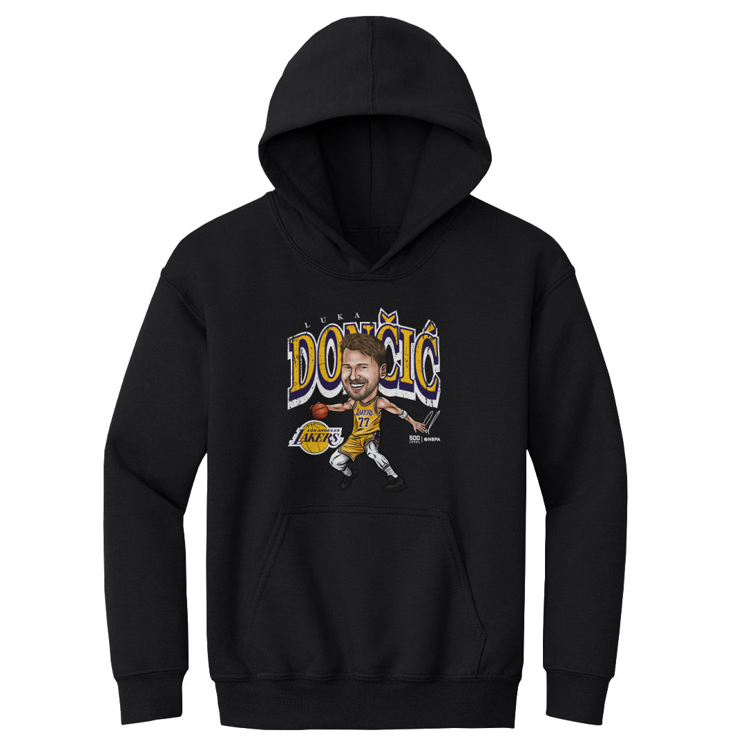 Luka Doncic Los Angeles Lakers Cartoon WHT