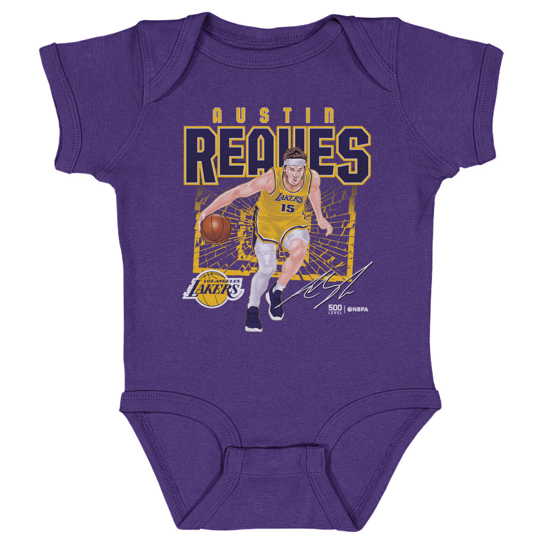Austin Reaves Los Angeles Lakers Shattered WHT