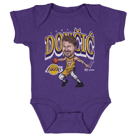 Luka Doncic Los Angeles Lakers Cartoon WHT