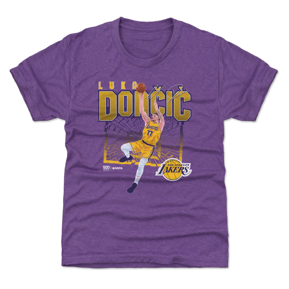 Luka Doncic Los Angeles Lakers Shattered WHT