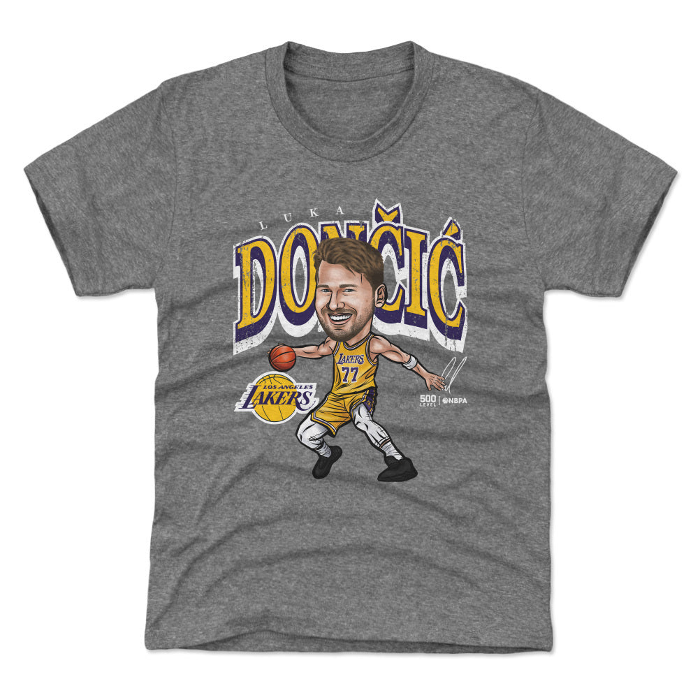 Luka Doncic Los Angeles Lakers Cartoon WHT