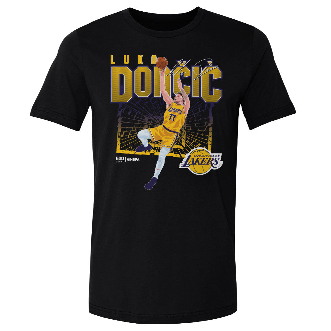 Luka Doncic Los Angeles Lakers Shattered WHT