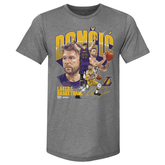 Luka Doncic Los Angeles Lakers Collage WHT
