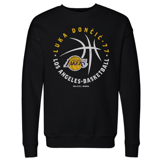 Luka Doncic Los Angeles Lakers Player Ball WHT Crewneck