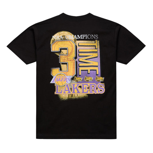 Lakers Black B2B2B Champs Rings SS Tee