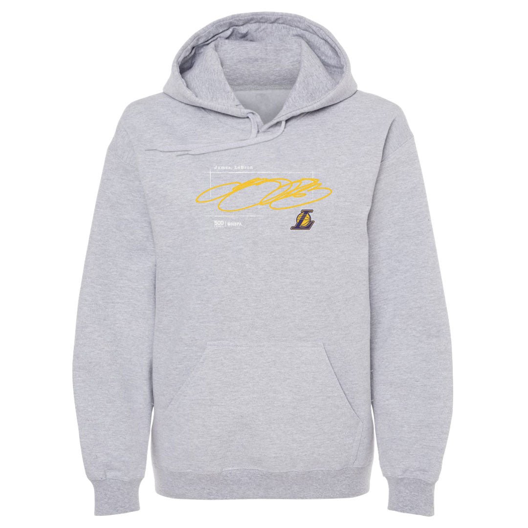 LeBron James Los Angeles Lakers Signature WHT