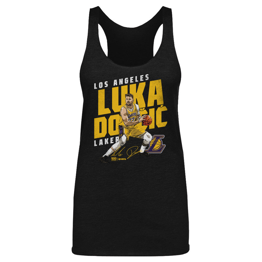 Luka Doncic Los Angeles Lakers Slant WHT