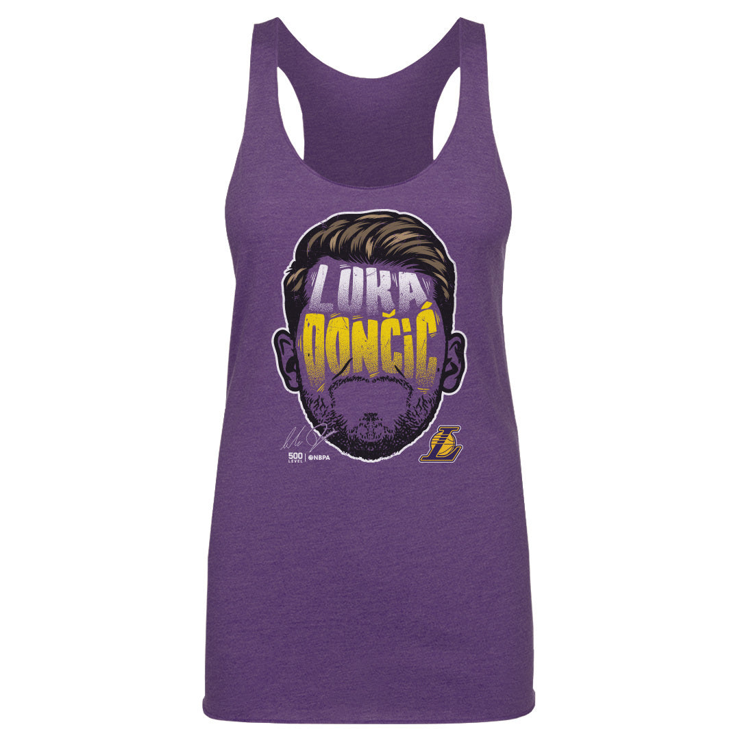 Luka Doncic Los Angeles Lakers Player Silhouette WHT