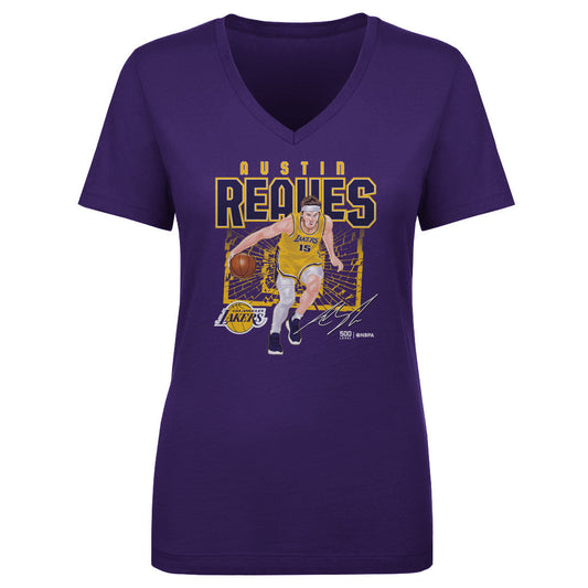 Austin Reaves Los Angeles Lakers Shattered WHT