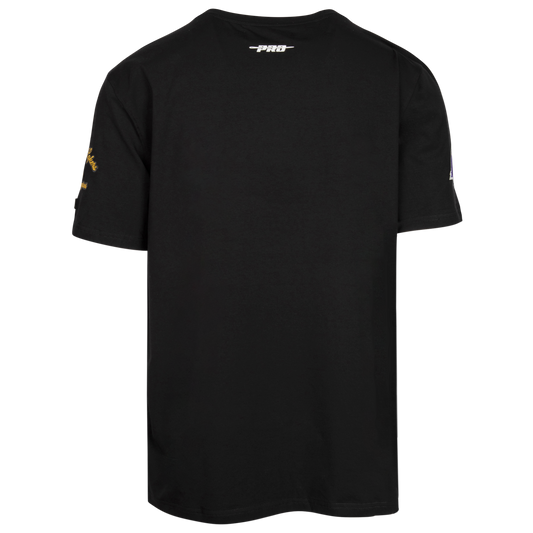 Lakers Hybrid Short Sleeve Blk Tee