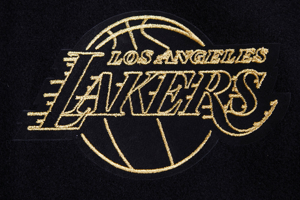 Lakers Black & Gold Wool Varsity Jacket