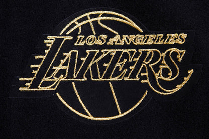 Lakers Black & Gold Wool Varsity Jacket