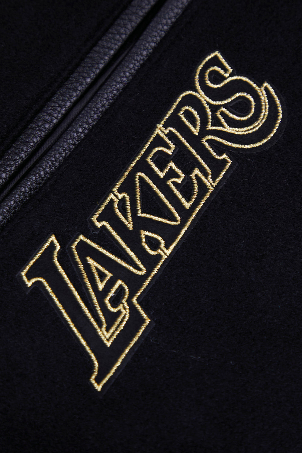 Lakers Black & Gold Wool Varsity Jacket