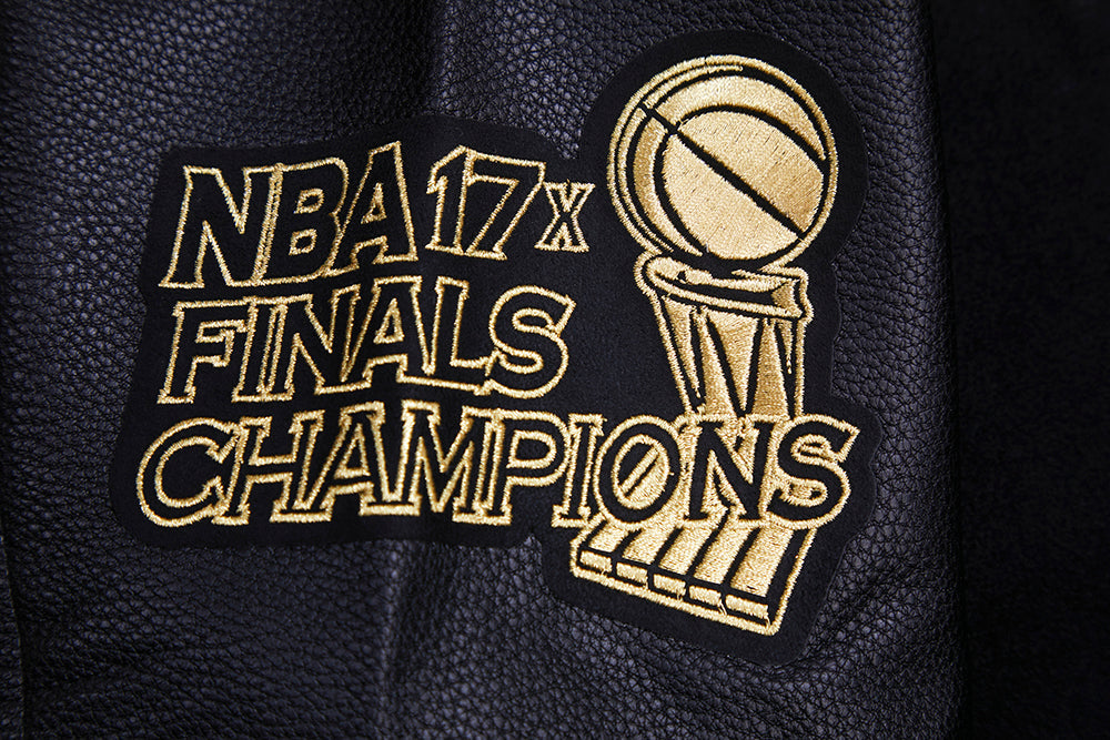 Lakers Black & Gold Wool Varsity Jacket
