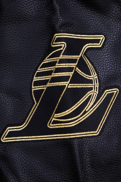 Lakers Black & Gold Wool Varsity Jacket