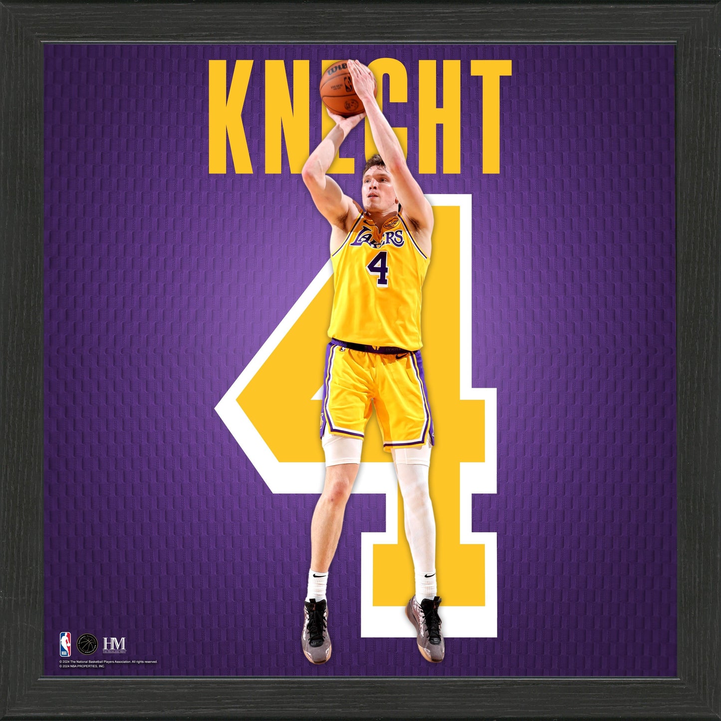 Los Angeles Lakers Dalton Knecht IMPACT Frame