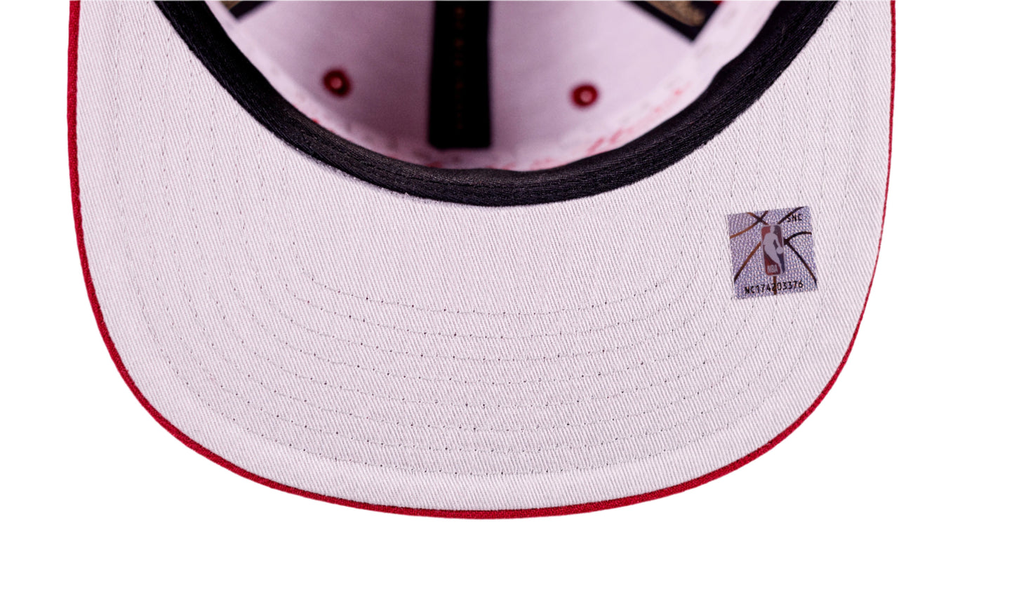 Lakers Merlot Shine Snapback Hat