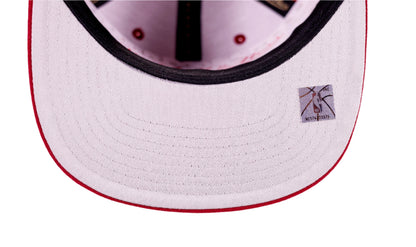 Lakers Merlot Shine Snapback Hat