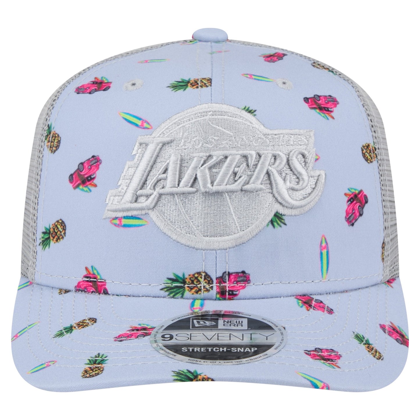 Lakers 970SS Surf Pattern Trucker Hat