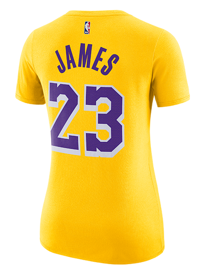 Los Angeles Lakers LeBron James Women's Icon Player Tee