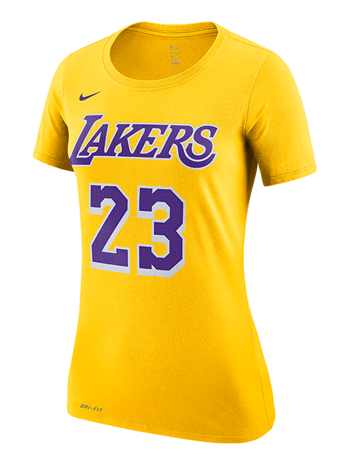 Los Angeles Lakers LeBron James Women's Icon Player Tee