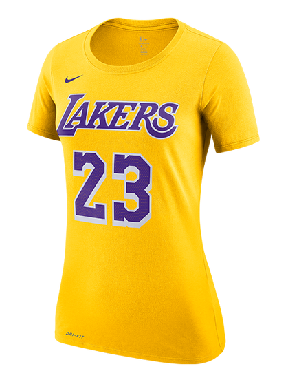 Los Angeles Lakers LeBron James Women's Icon Player Tee