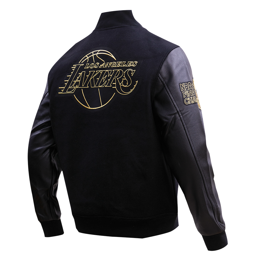 Lakers Black & Gold Wool Varsity Jacket
