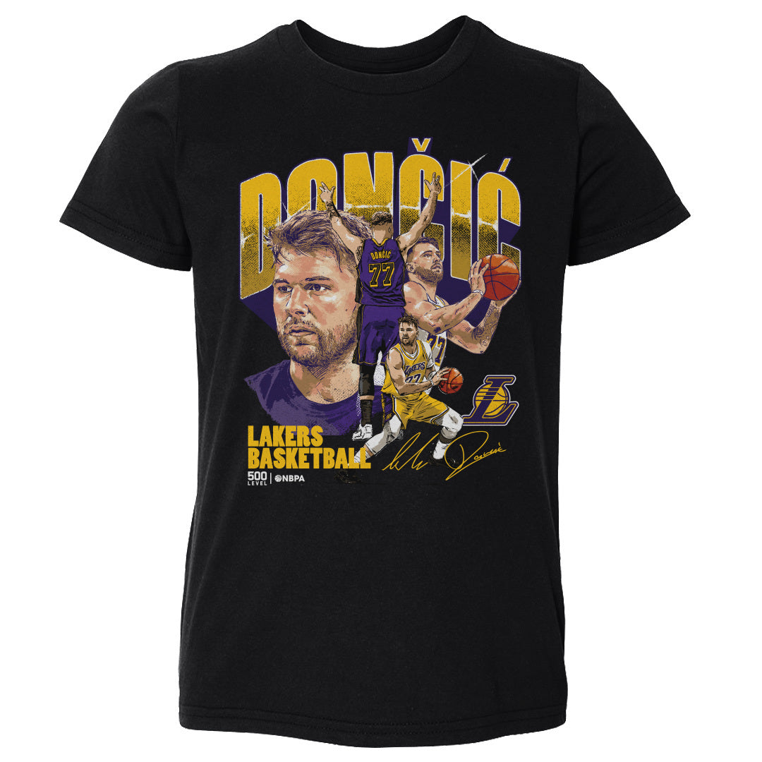 Luka Doncic Los Angeles Lakers Collage WHT
