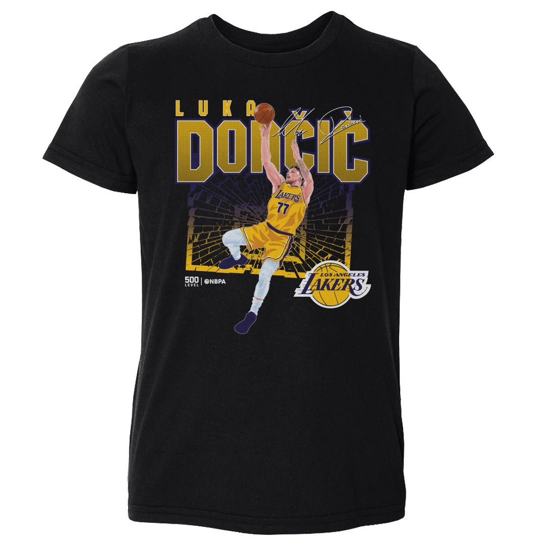 Luka Doncic Los Angeles Lakers Shattered WHT
