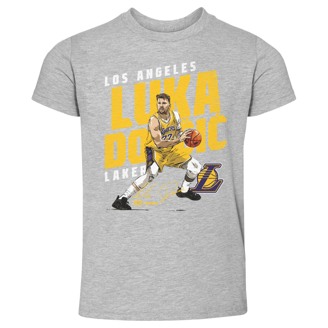 Luka Doncic Los Angeles Lakers Slant WHT
