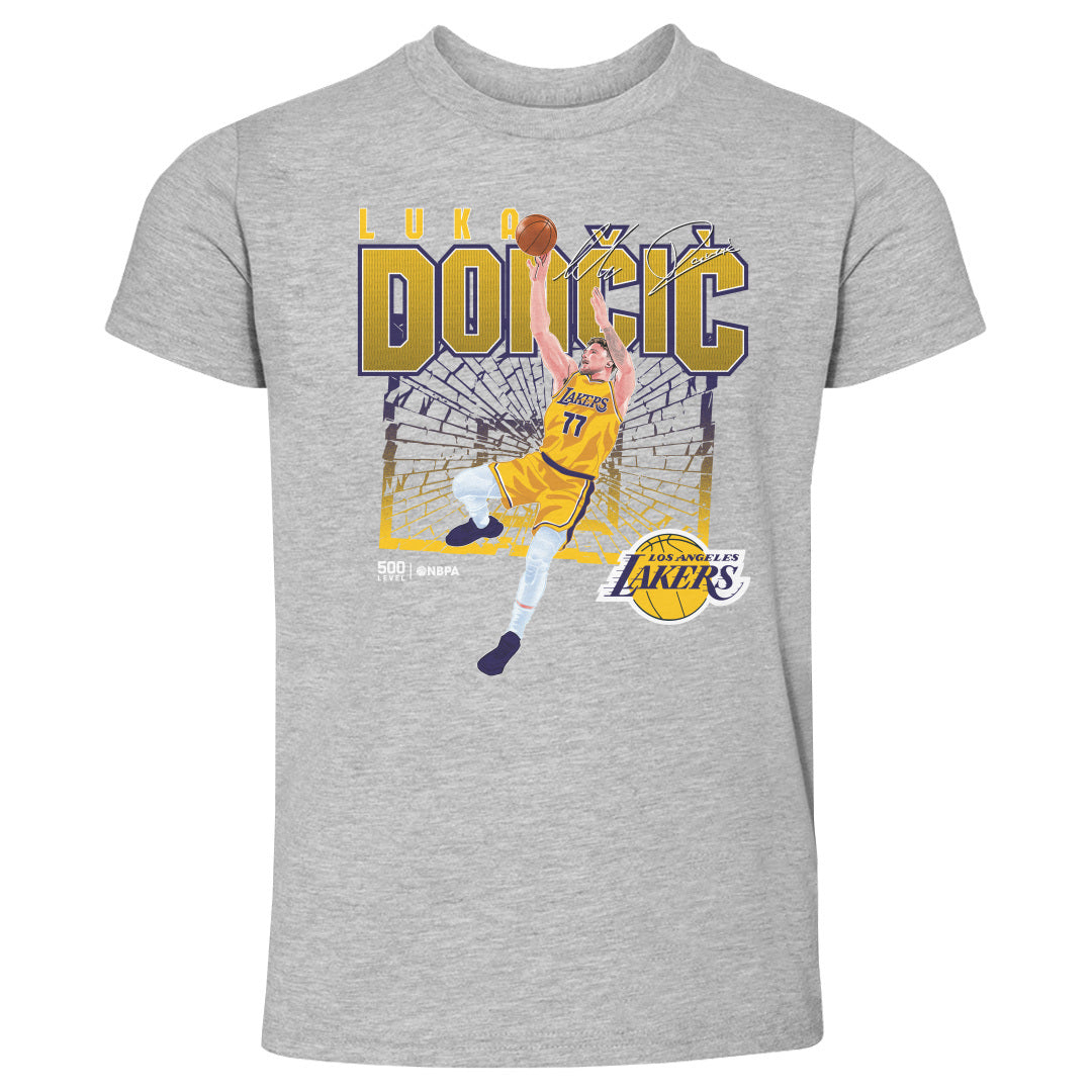 Luka Doncic Los Angeles Lakers Shattered WHT