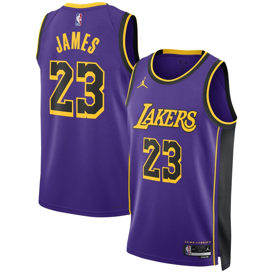 LAKERS YOUTH JAMES 23 STATEMENT SWINGMAN JERSEY