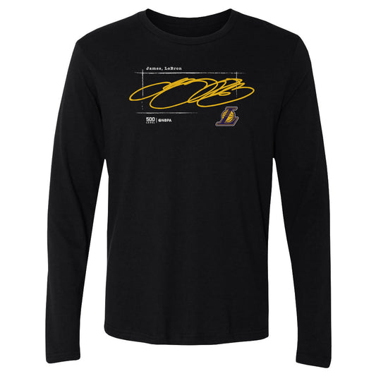 LeBron James Los Angeles Lakers Signature WHT