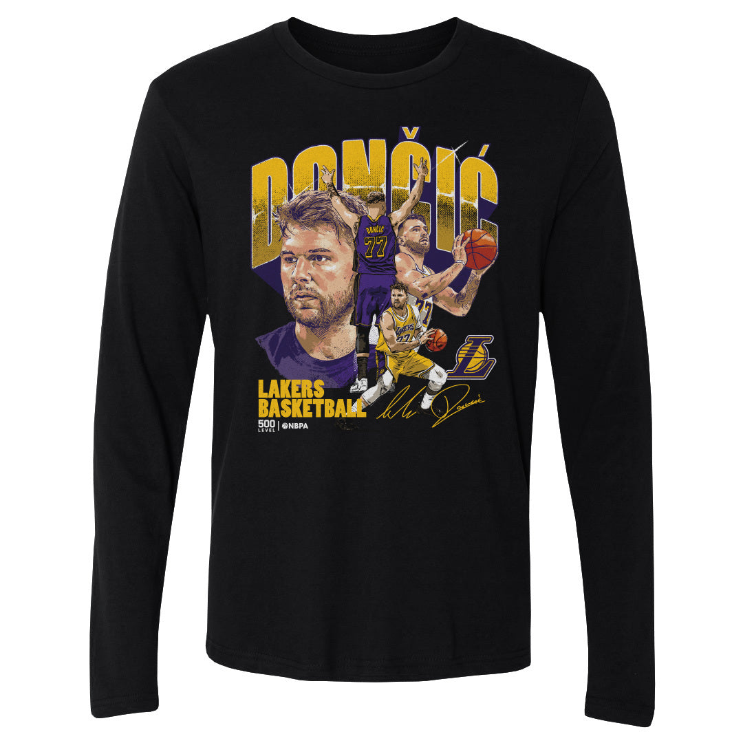 Luka Doncic Los Angeles Lakers Collage WHT
