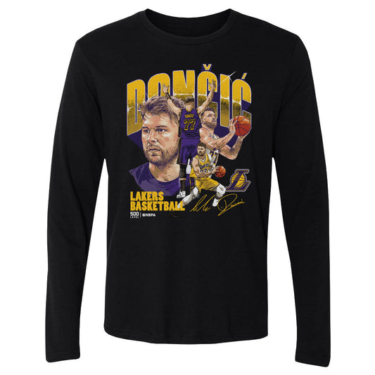 Luka Doncic Los Angeles Lakers Collage WHT