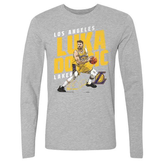 Luka Doncic Los Angeles Lakers Slant WHT