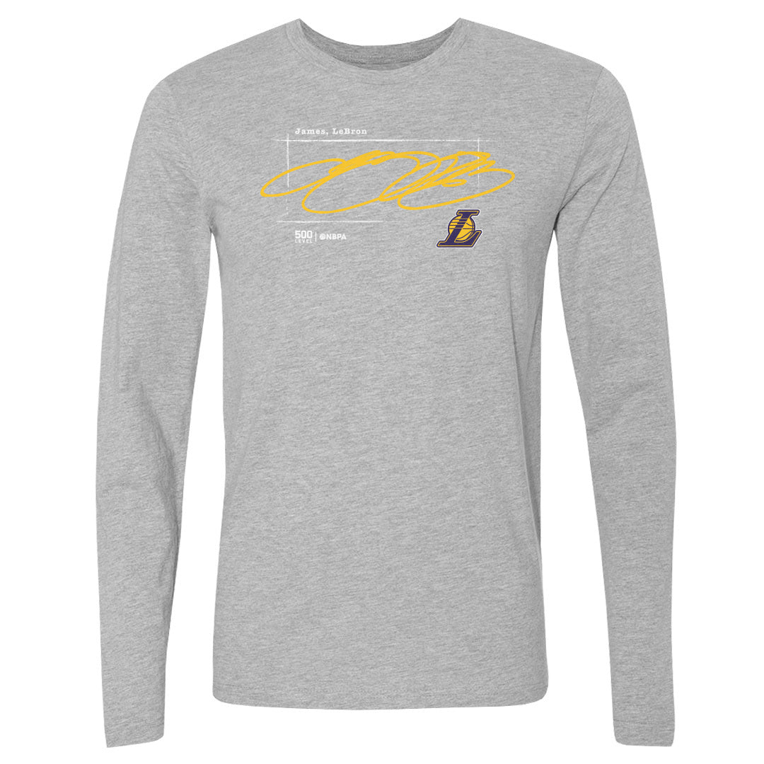 LeBron James Los Angeles Lakers Signature WHT