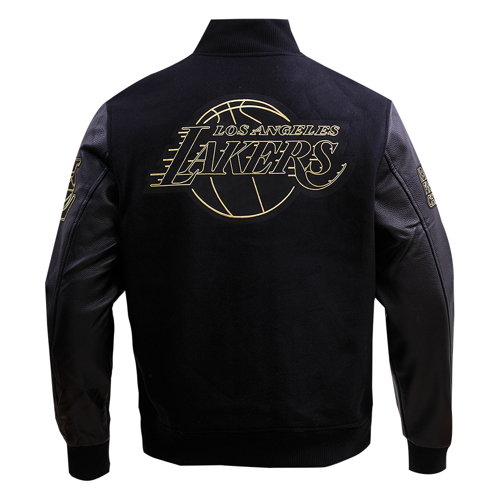 Lakers Black & Gold Wool Varsity Jacket