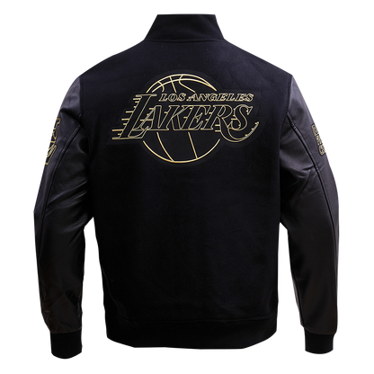 Lakers Black & Gold Wool Varsity Jacket