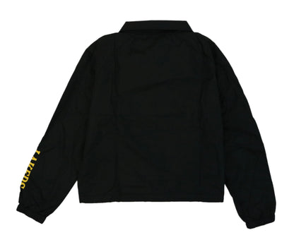 Lakers Women's Button Up Coaches Crop Jacket