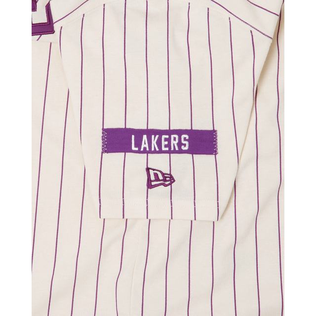 Lakers x Alpha Industries Stripe SS Tee