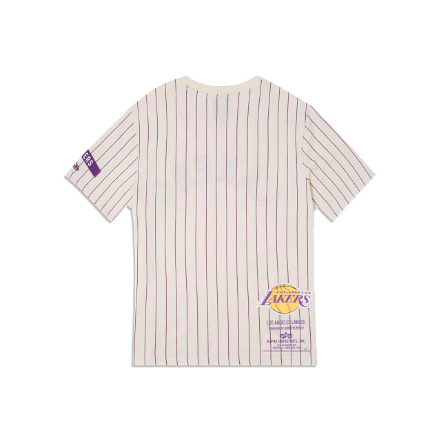 Lakers x Alpha Industries Stripe SS Tee