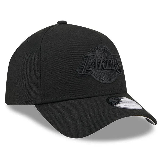 Lakers 940AF Black on Black Snapback Hat