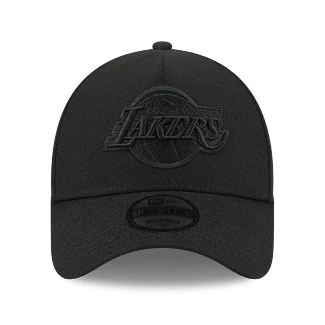 Lakers 940AF Black on Black Snapback Hat