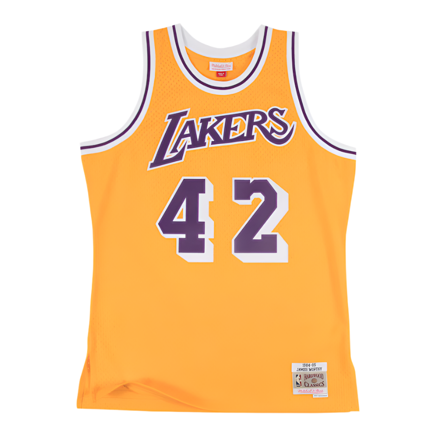 Lakers 84 Worthy Swingman Jersey