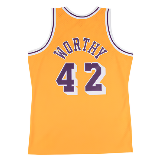 Lakers 84 Worthy Swingman Jersey