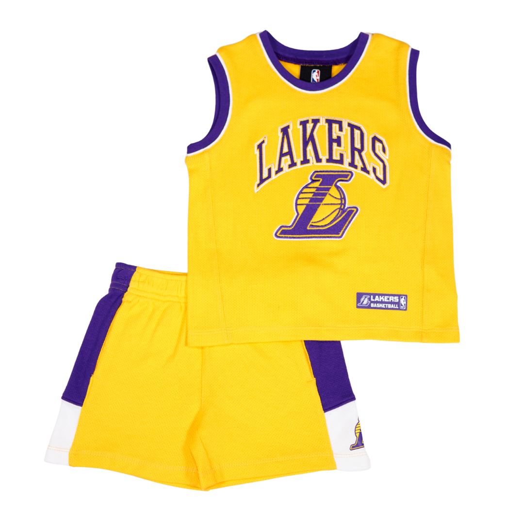 Lakers Toddler Zone Defense Short Set